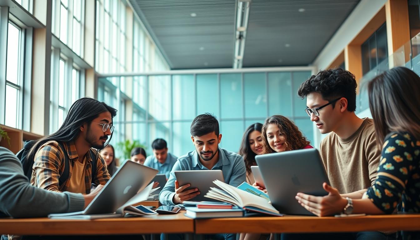 University campus and academic environment in Paris